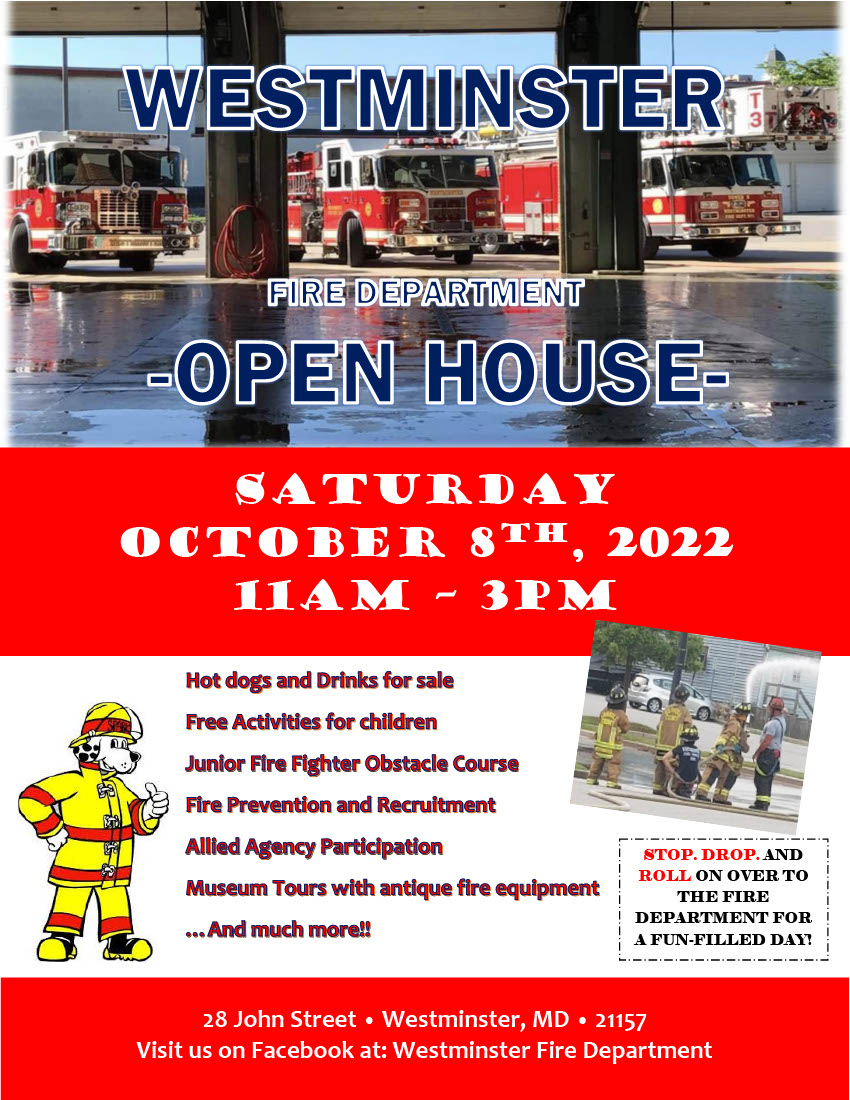 Westminster Fire Department Open House Carroll County Volunteer